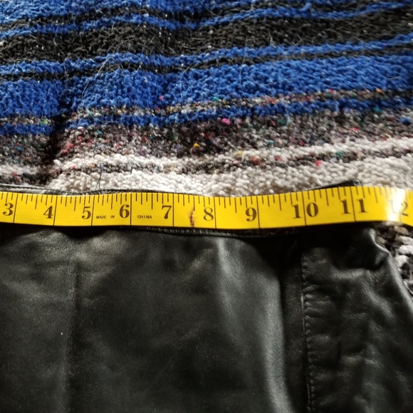Vintage Genuine Leather Skirt size 5/6 - Picture 3 of 7